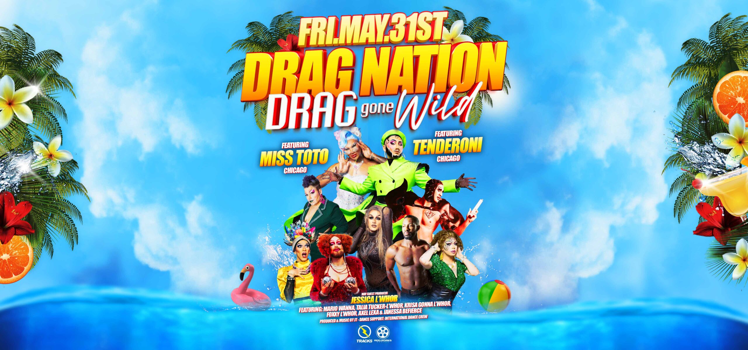 18+ Drag Nation: Drag Gone Wild – Ft. Tenderoni + Miss Toto (Chicago)