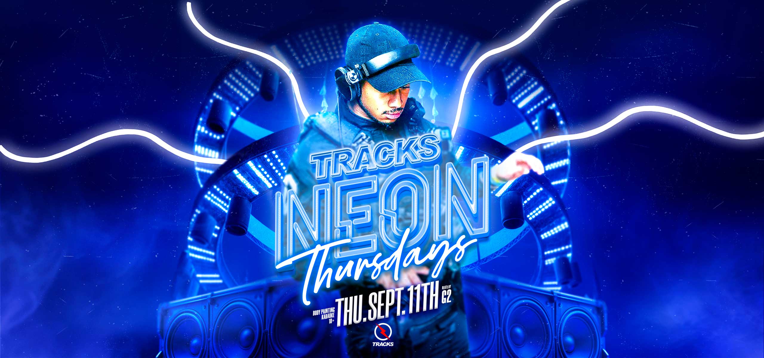 18+ Tracks Neon Thursdays Ft. G2 + Karaoke