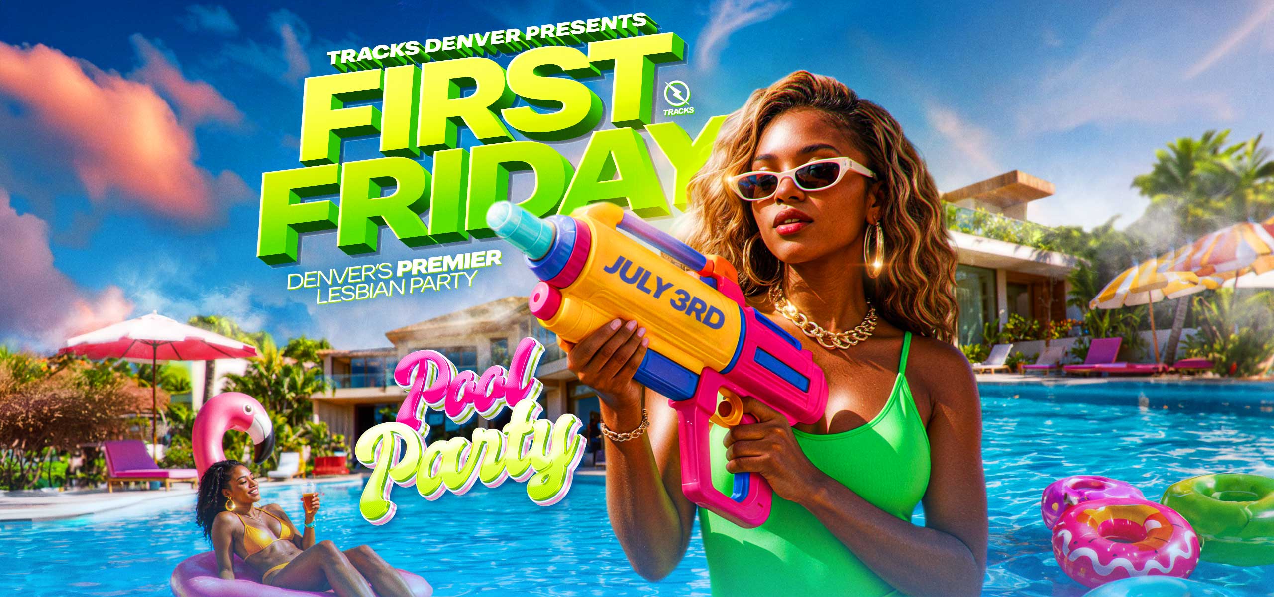 21+ First Friday: Pool Party