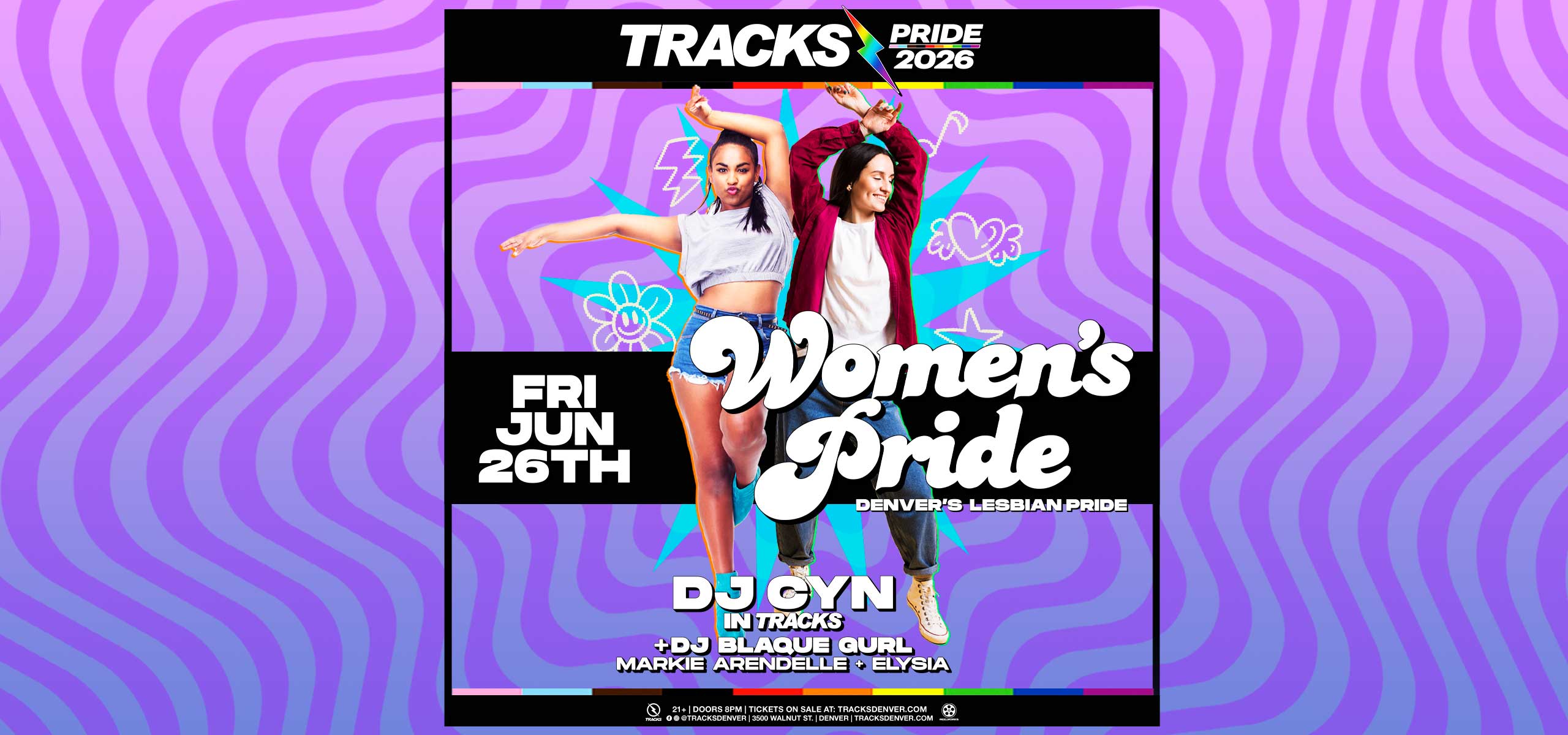 21+ Women’s Pride in Tracks